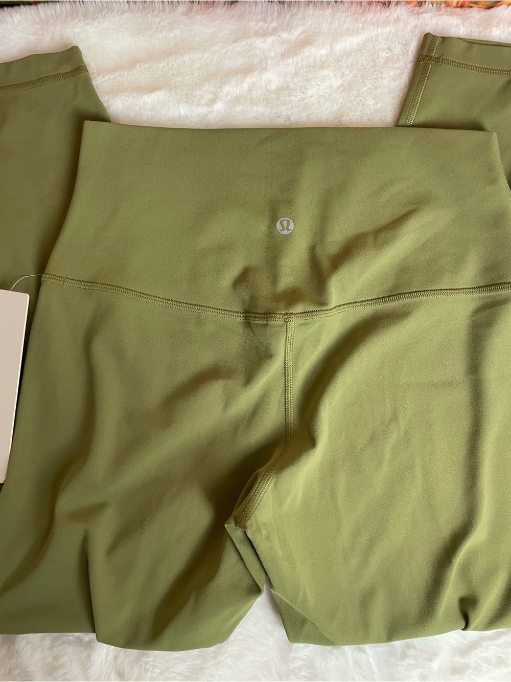 lululemon athletica Align HR Crop 23" in Olive Green - Picture 3 of 7